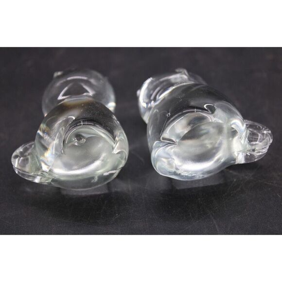 CAT FIGURINE ART GLASS 3" SET PAIR - Picture 7 of 7